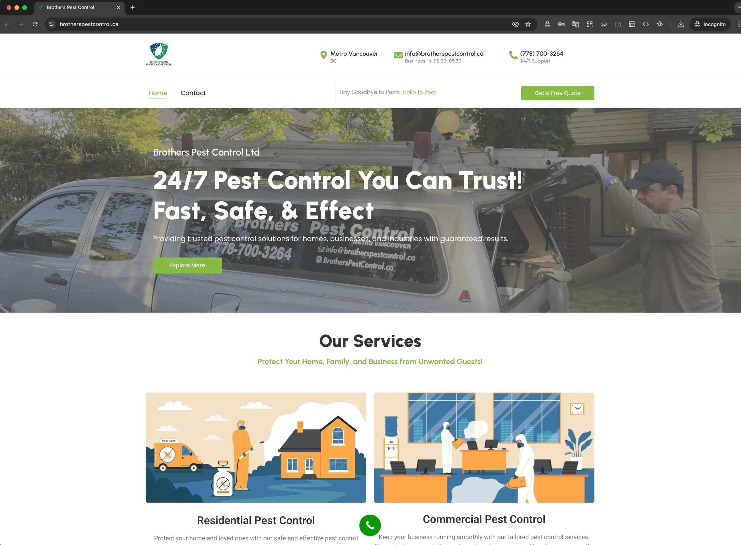 Brothers Pest Control